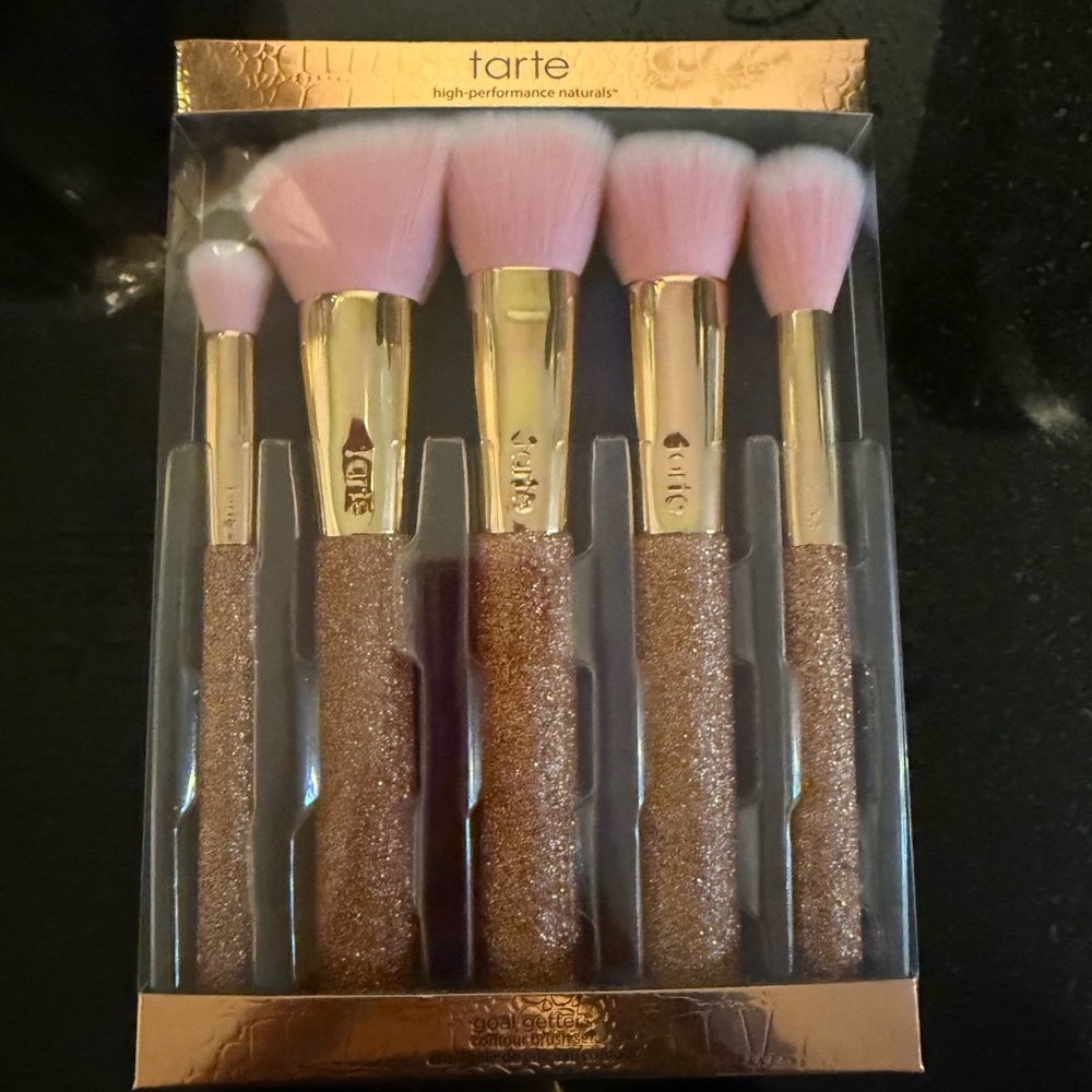 Tarte Luxe Pink and Gold Brush Collection